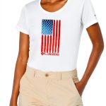 Columbia Womens Daisy Days Short Sleeve Graphic Tee Cotton-0