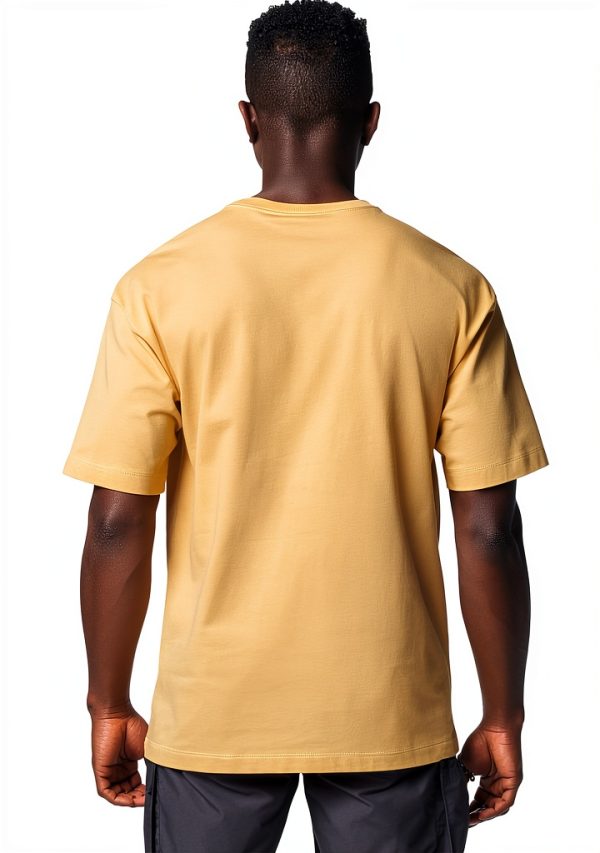 Columbia Mens Cotton Pocket Tee Classic Fit Light Camel-1