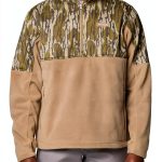 Columbia Fleece Pullover Men Hunting Water Resistant Jacket-0