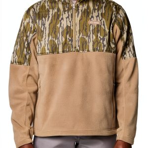 Columbia Fleece Pullover Men Hunting Water Resistant Jacket-0
