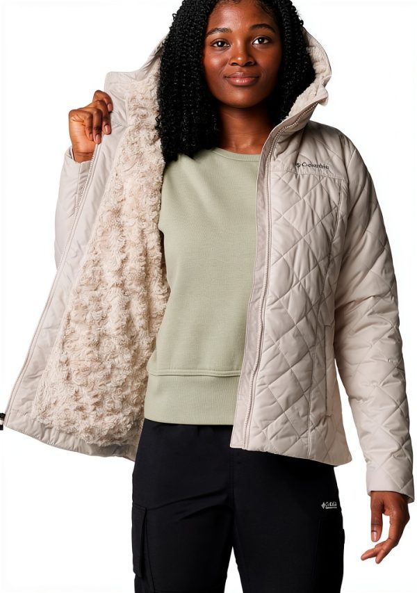 Columbia Womens Insulated Jacket Fleece Lined Water-4