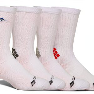 Columbia Performance Fishing Crew Socks Mens 4 Pack-0