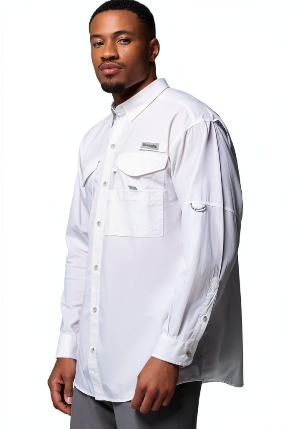 Columbia PFG Bonehead Long Sleeve Shirt Cotton Fishing-2