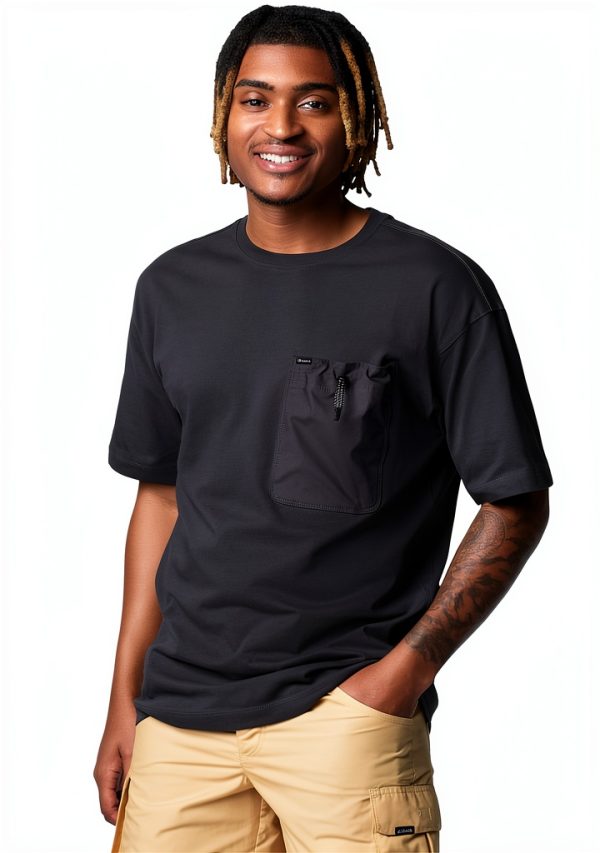 Columbia Mens Cotton Pocket Tee Classic Fit Activewear-0