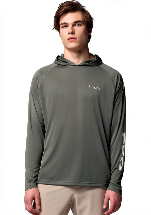 Columbia PFG Hoodie Mens Fishing Sun Protection Quick Dry-0