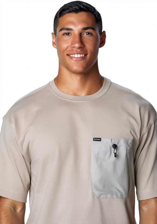 Columbia Mens Cotton Pocket Tee Classic Fit Activewear-2