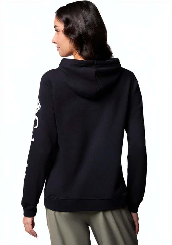 Columbia Womens Hoodie Comfort Stretch Cotton Drawcord Hood-1