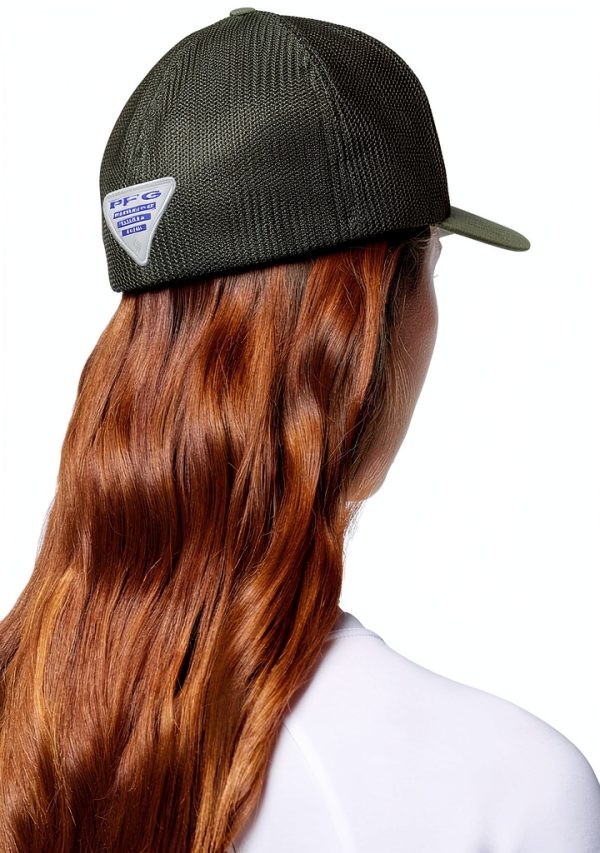 Columbia PFG Fishing Cap Cotton Flexfit Mesh Back-5