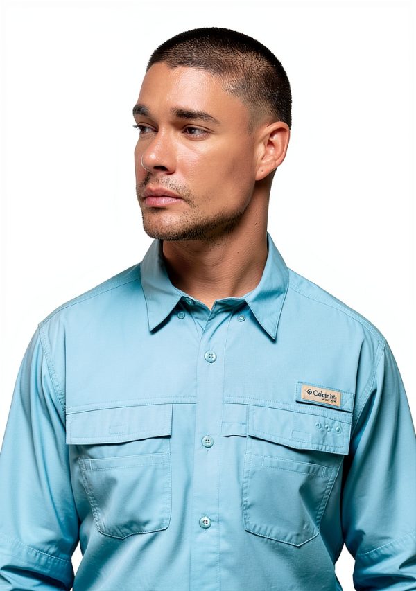 Columbia Fishing Shirt UPF Sun Protection Quick Dry Mens-4