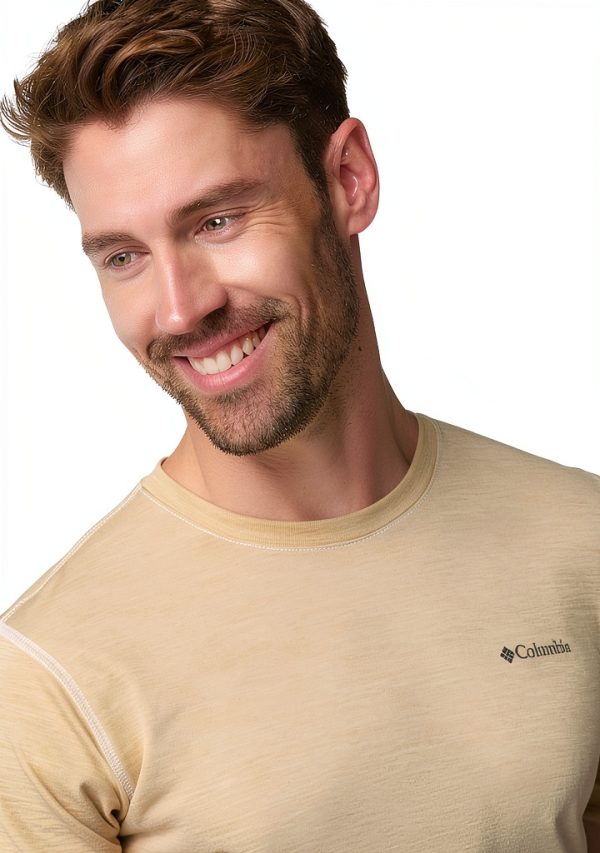 Columbia Mens UPF 50 T-Shirt Omni-Wick Activewear Dark Stone-3