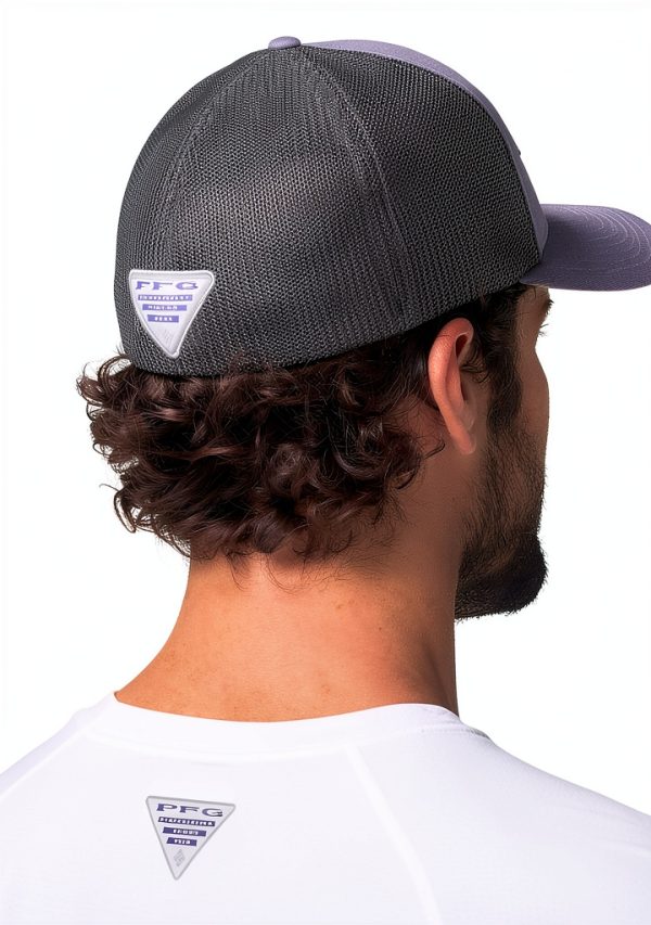 Columbia PFG Fishing Cap Cotton Flexfit Mesh Back Unisex-3