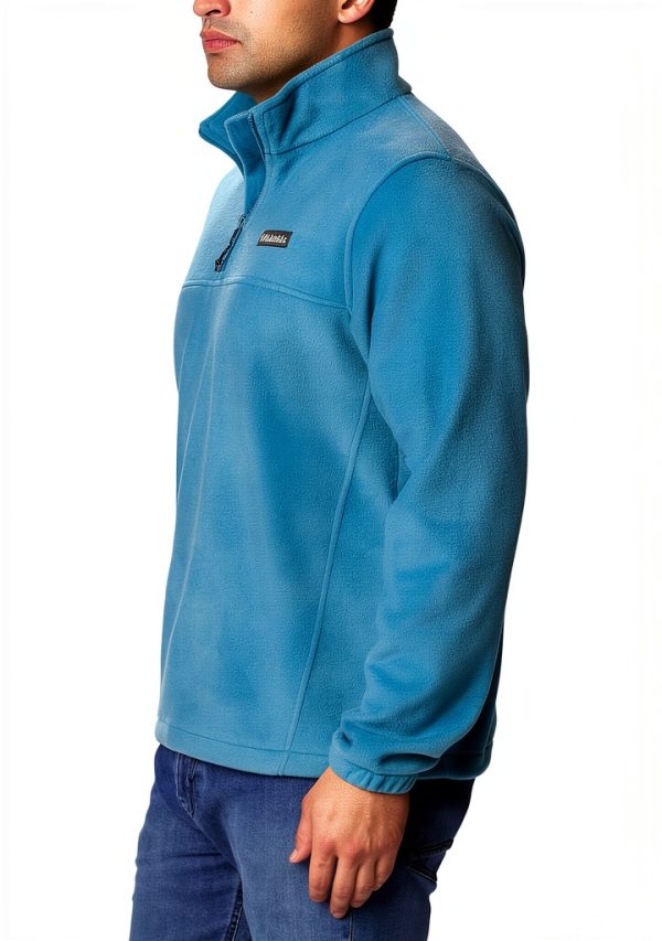 Columbia Mens Fleece Jacket Half Zip Polyester Outdoor-3
