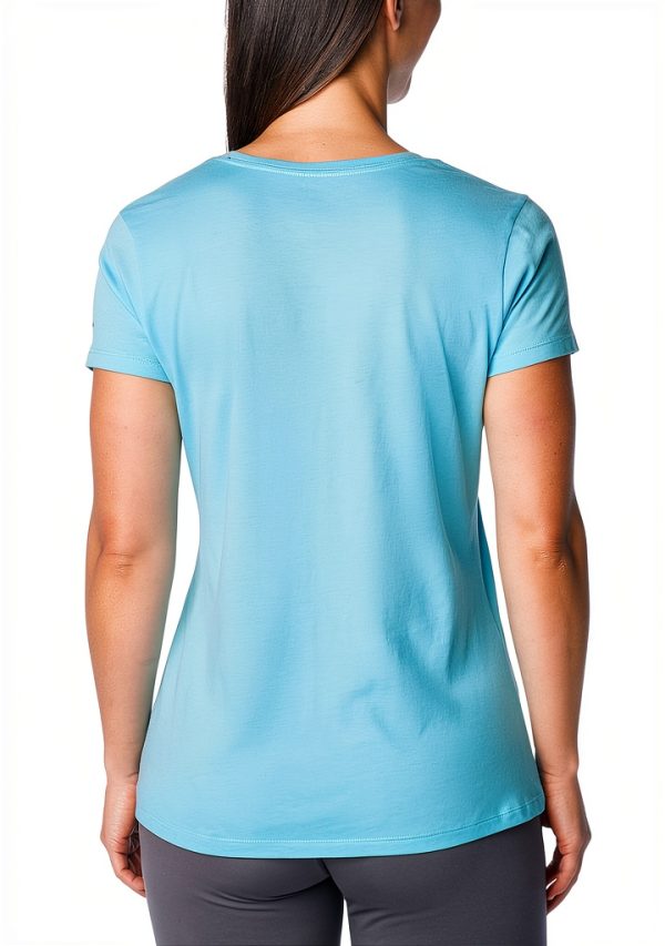 Columbia Womens Daisy Days Short Sleeve Graphic Tee Cotton-1