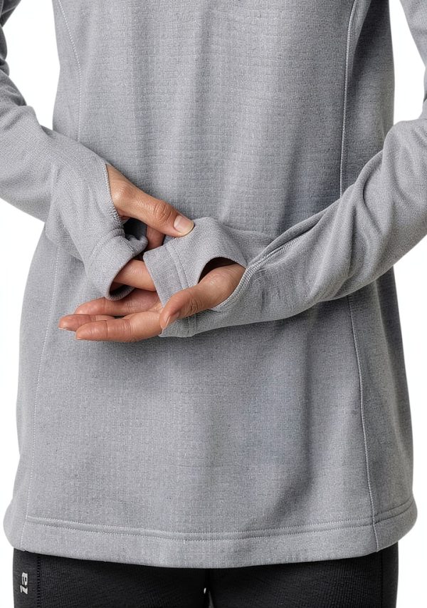 Columbia Womens Fleece Jacket Omni Wick Cirrus Grey-4