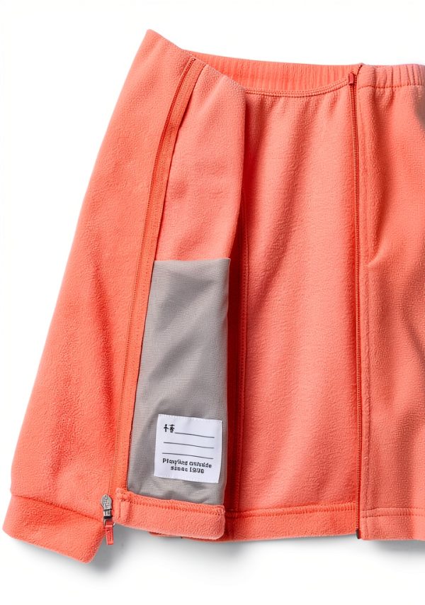 Columbia Girls Fleece Jacket Plush Warm Zippered Pockets-2