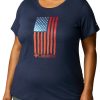 Columbia Womens Graphic Tee Soft Cotton Active Fit T-Shirt-5