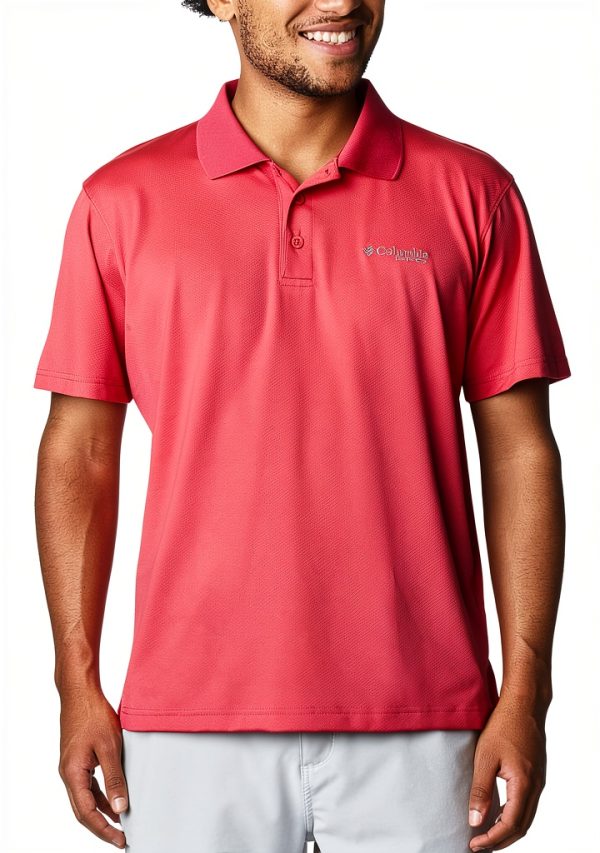 Columbia Men's Polo Shirt Omni-Shade Omni-Wick Quick-Dry-0