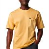 Columbia Mens Cotton Pocket Tee Classic Fit Light Camel-0