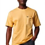 Columbia Mens Cotton Pocket Tee Classic Fit Light Camel-0