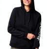Columbia Womens Hoodie Comfort Stretch Cotton Drawcord Hood-5