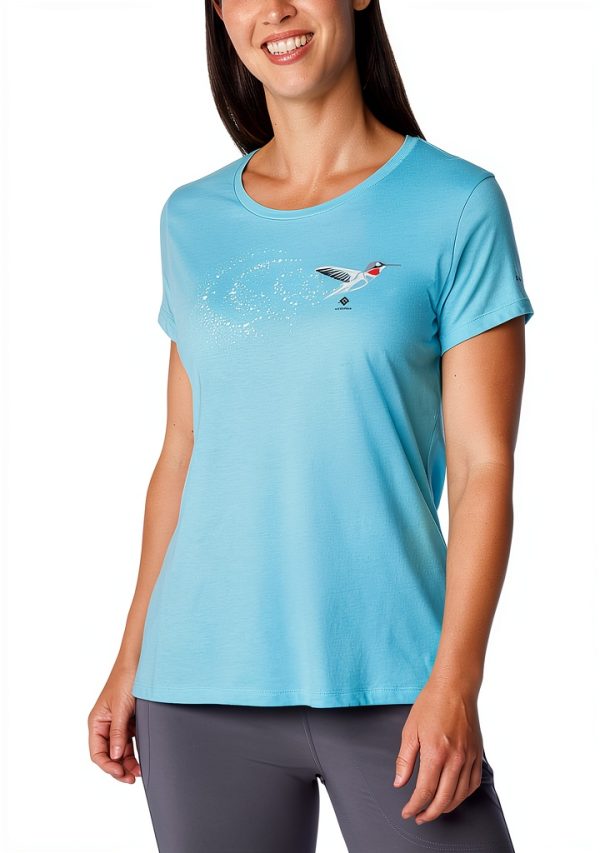 Columbia Womens Daisy Days Short Sleeve Graphic Tee Cotton-4