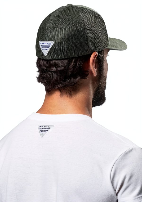 Columbia PFG Fishing Cap Cotton Flexfit Mesh Back-3