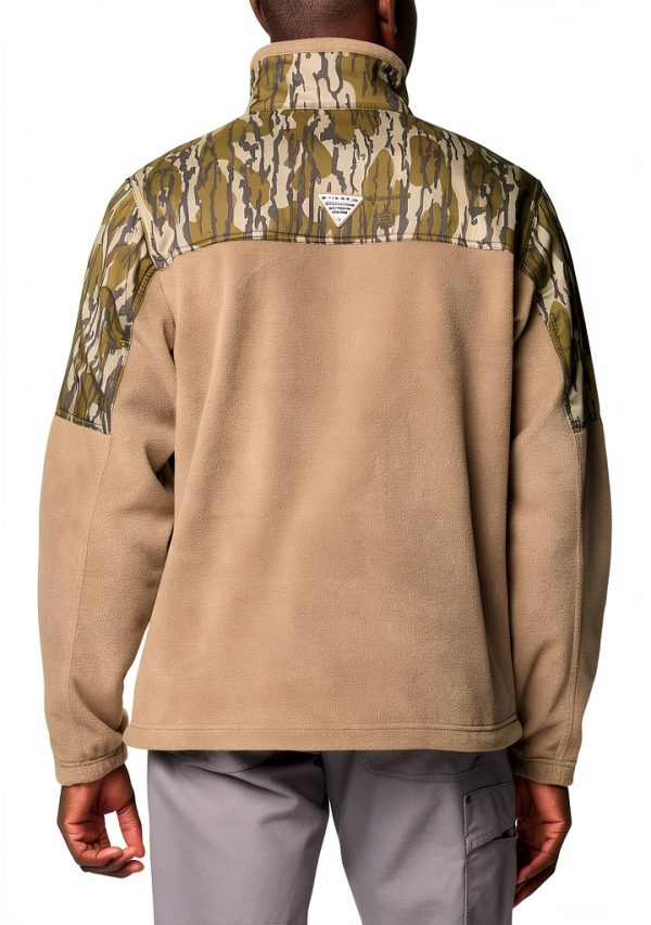 Columbia Fleece Pullover Men Hunting Water Resistant Jacket-1