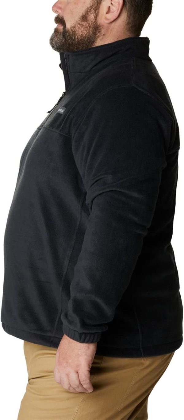 Columbia Mens Fleece Jacket Half Zip Polyester Warm-7