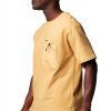 Columbia Mens Cotton Pocket Tee Classic Fit Light Camel-3