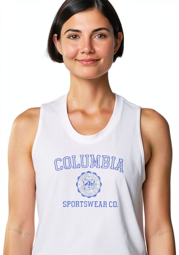 Columbia Womens Cotton Tank Top Soft Stretch Activewear-3