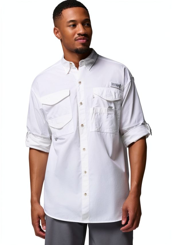 Columbia PFG Bonehead Long Sleeve Shirt Cotton Fishing-3