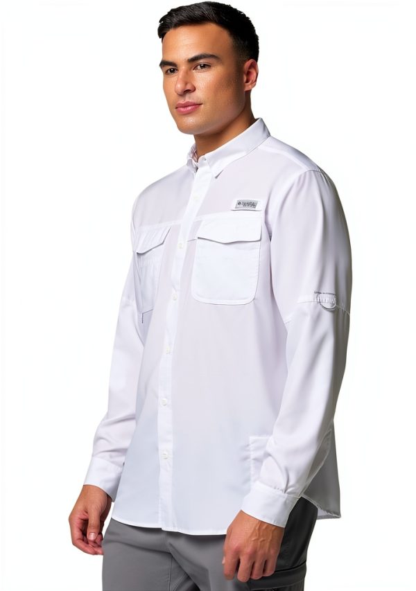 Columbia Fishing Shirt UPF Sun Protection Quick Dry Mens-3