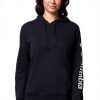 Columbia Womens Hoodie Comfort Stretch Cotton Drawcord Hood-0