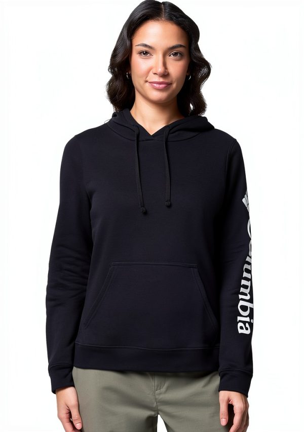 Columbia Womens Hoodie Comfort Stretch Cotton Drawcord Hood-0