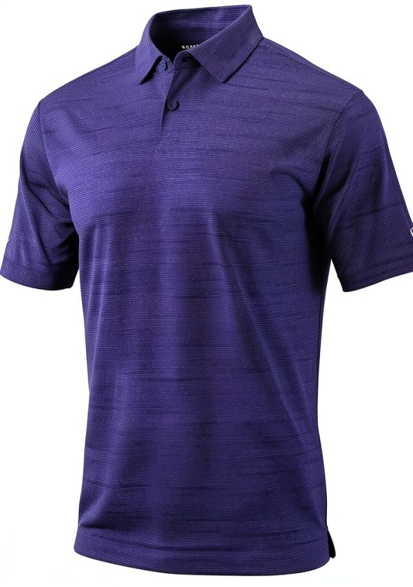 Omni-WICK Mens Polo Shirt Golf Fit Lightweight Red Black-3