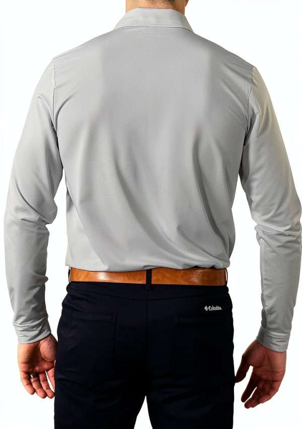 Mens Polo Shirt Polyester Spandex Comfort Fit Sizes-2