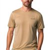 Columbia Mens UPF 50 T-Shirt Omni-Wick Activewear Dark Stone-0