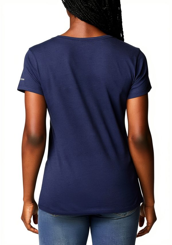 Columbia Womens Graphic Tee Soft Cotton Active Fit T-Shirt-1