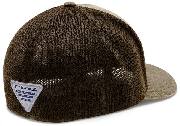 Columbia PFG Fishing Cap Cotton Flexfit Mesh Back-1