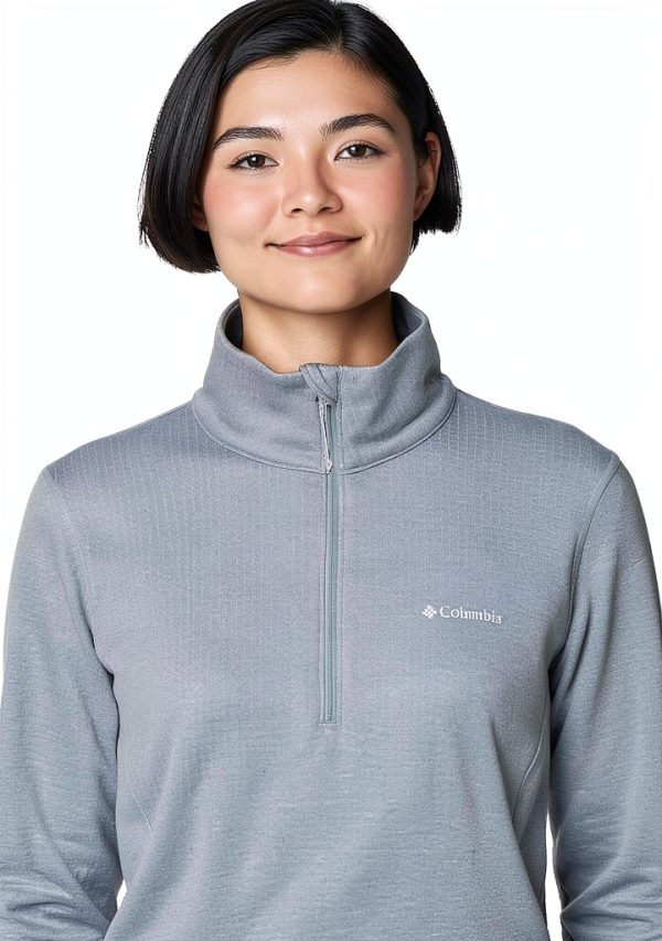 Columbia Womens Fleece Jacket Omni Wick Cirrus Grey-3