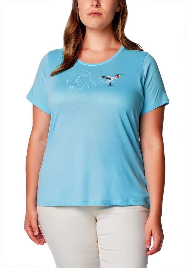 Columbia Womens Daisy Days Short Sleeve Graphic Tee Cotton-5