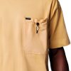 Columbia Mens Cotton Pocket Tee Classic Fit Light Camel-5