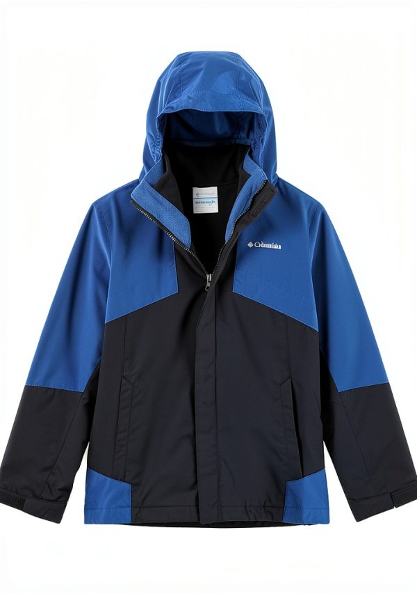 Columbia Boys 3-in-1 Jacket Waterproof Breathable Extended-0