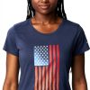 Columbia Womens Graphic Tee Soft Cotton Active Fit T-Shirt-3