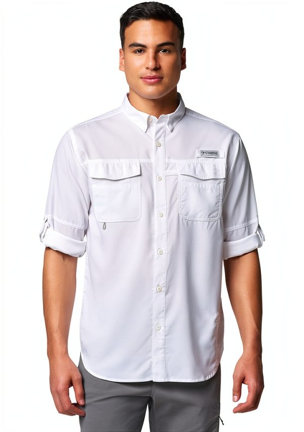 Columbia Fishing Shirt UPF Sun Protection Quick Dry Mens-5