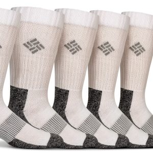 Columbia Moisture Wicking Crew Socks Mens Activewear 6 Pack-0