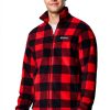 Columbia Mens Fleece Jacket Check Print Outdoor Active Wear-3
