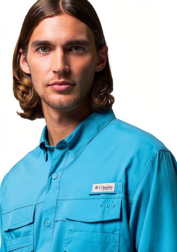 Columbia Fishing Shirt UPF Sun Protection Quick Dry Mens-5