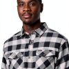 Columbia Mens Flannel Shirt Cotton Stretch Plaid Button Down-5