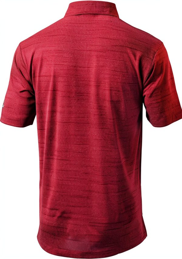 Omni-WICK Mens Polo Shirt Golf Fit Lightweight Red Black-4
